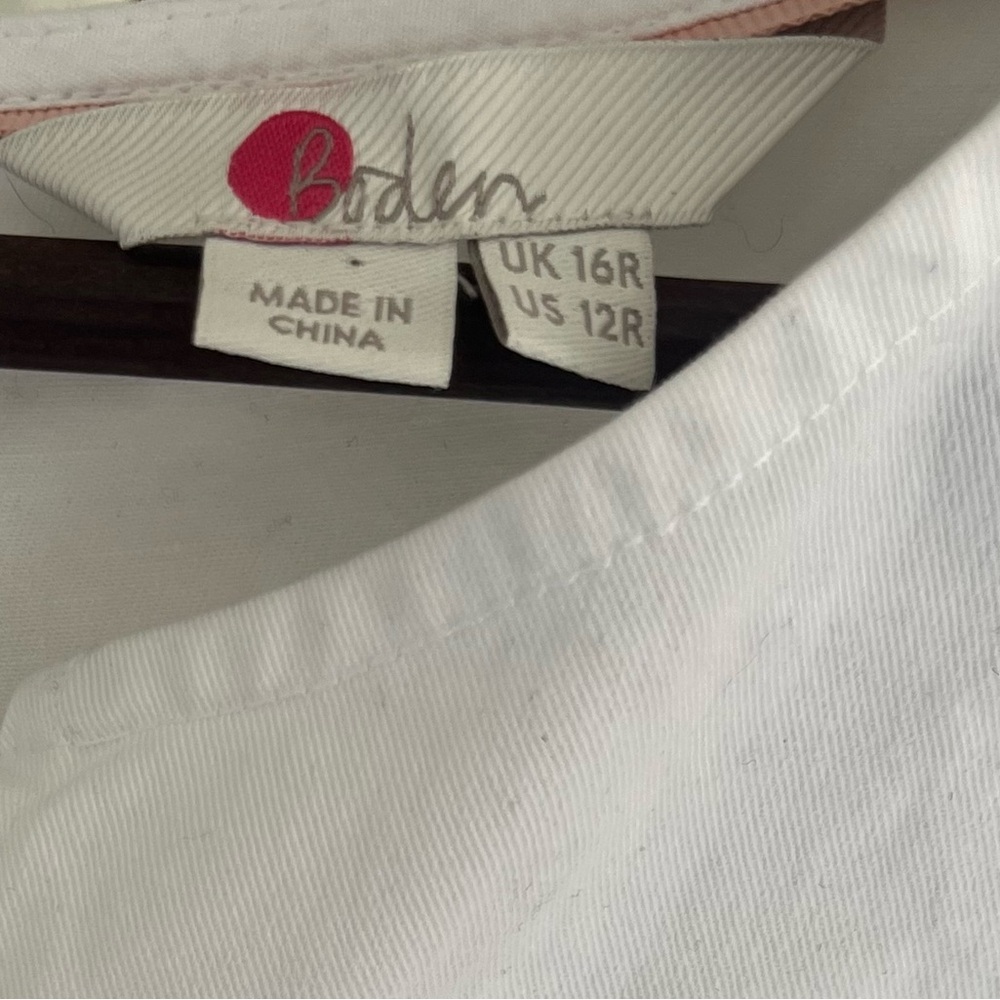 Boden Cotton sleeveless shift with pockets - Picture 2 of 3